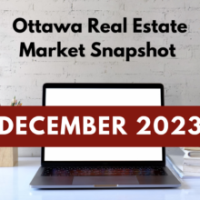 Ottawa Real Estate Market Snapshot December 2023